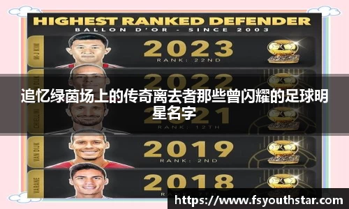 追忆绿茵场上的传奇离去者那些曾闪耀的足球明星名字